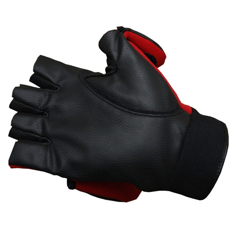Fishing Gloves Flip Mitten Durable Anti-Slip Anti-Cut Waterproof Winter