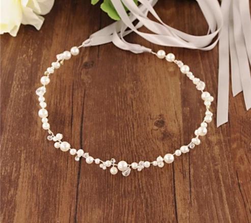 Silver Crystal Bridal Thin Belt Dress Sash