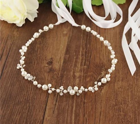Silver Crystal Bridal Thin Belt Dress Sash