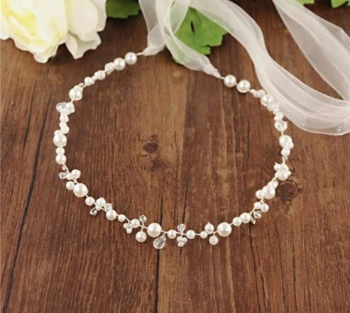 Silver Crystal Bridal Thin Belt Dress Sash