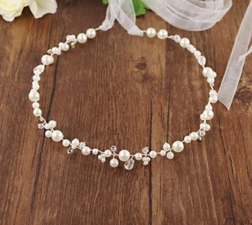 Silver Crystal Bridal Thin Belt Dress Sash