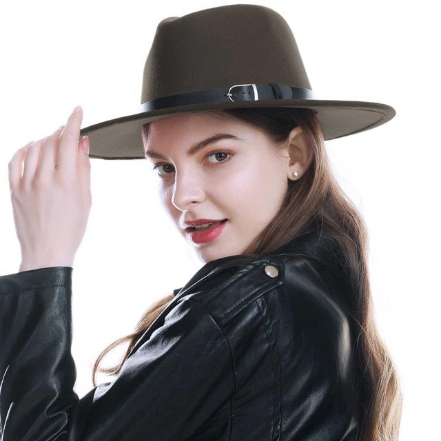 Winter Womens Fedora Jazz Stylish Sombrero