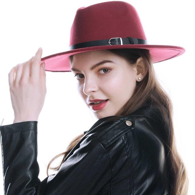 Winter Womens Fedora Jazz Stylish Sombrero