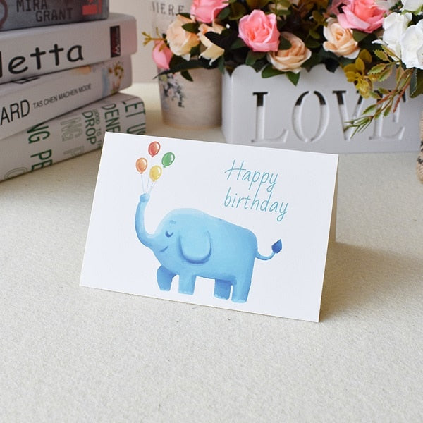 3D Pop Up Cards Birthday Cake Postcards