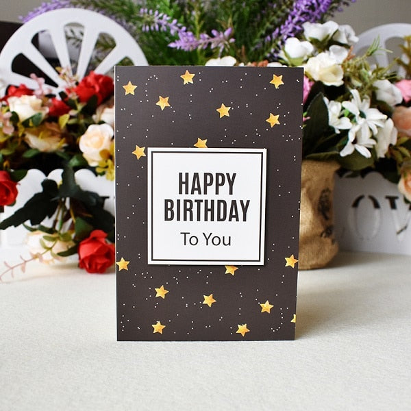 3D Pop Up Cards Birthday Cake Postcards