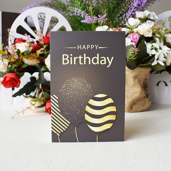 3D Pop Up Cards Birthday Cake Postcards