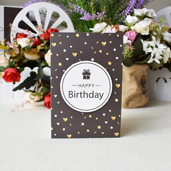 3D Pop Up Cards Birthday Cake Postcards