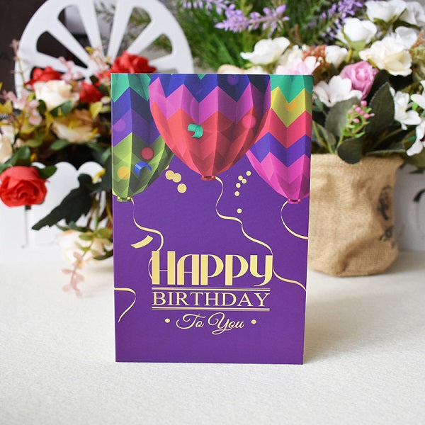 3D Pop Up Cards Birthday Cake Postcards