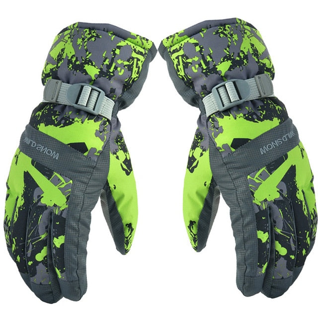 Ski Gloves Fleece Winter Windproof Waterproof Snow
