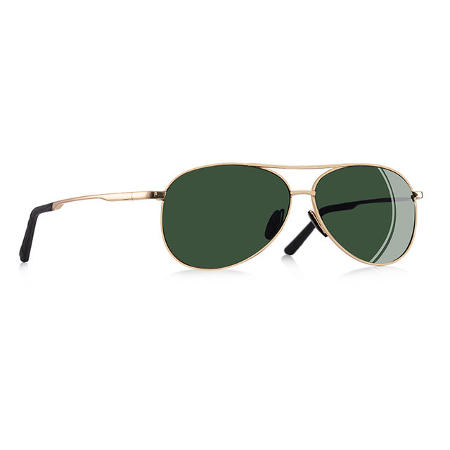 Mens Classic Pilot Sunglasses Polarized Aviator Frame Glasses UV400 Protection