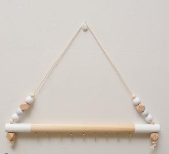 Kids Room Wooden Wall Hanging Shelf Nordic Decor