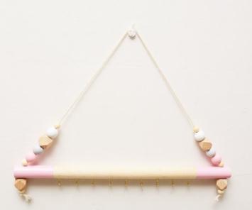 Kids Room Wooden Wall Hanging Shelf Nordic Decor