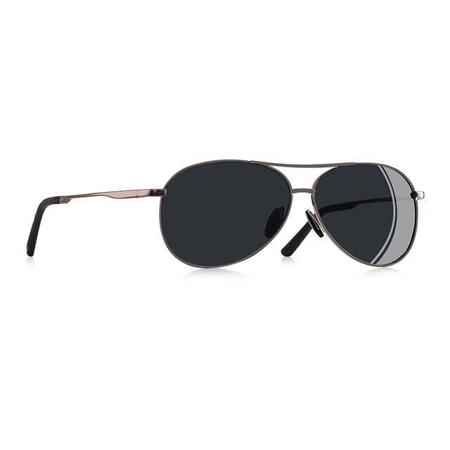 Mens Classic Pilot Sunglasses Polarized Aviator Frame Glasses UV400 Protection