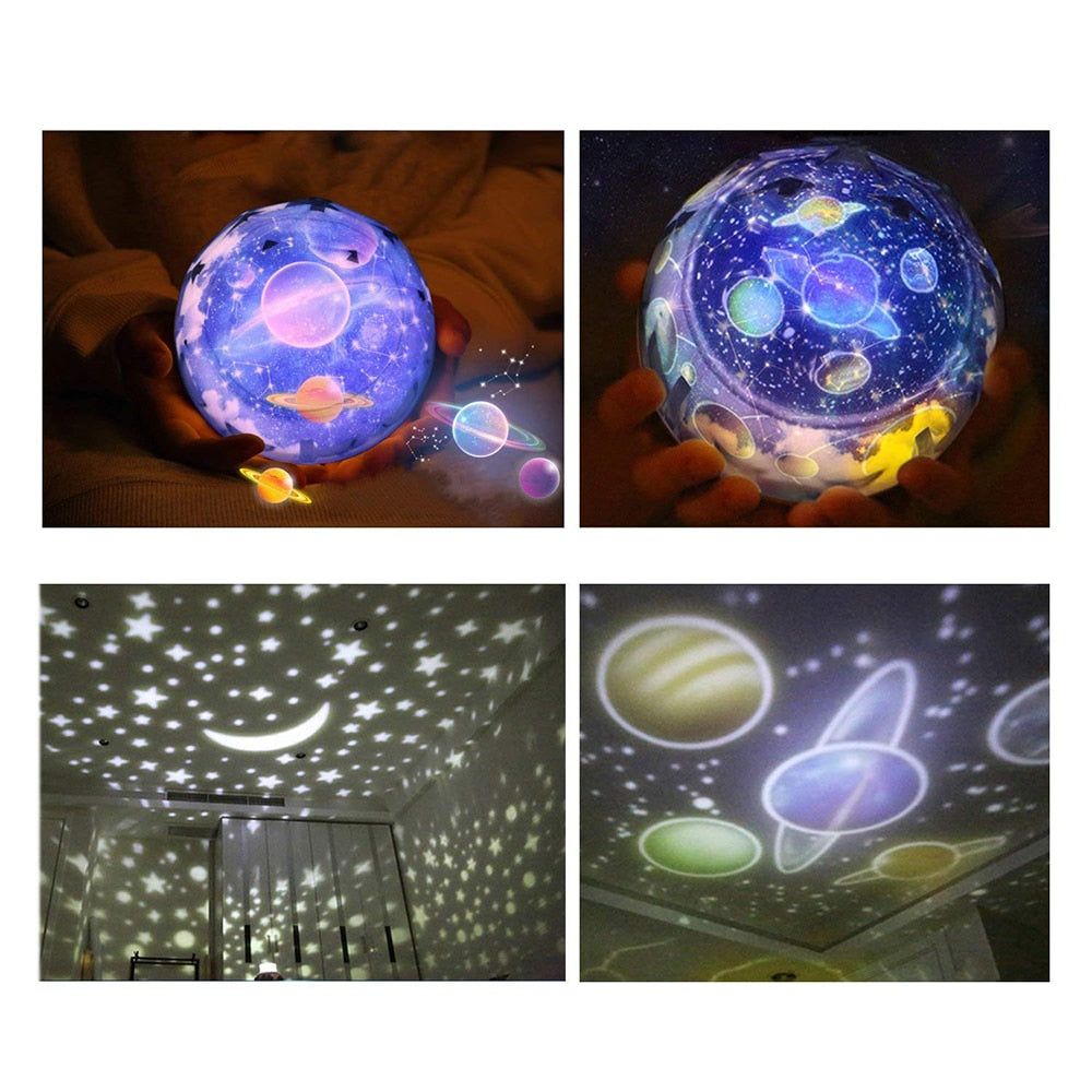 Star Night Light Sky Magic Moon Planet Projector Lamp