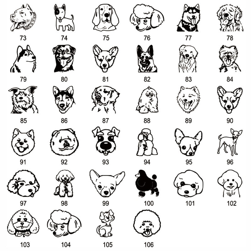 Pet ID Tag Collar Charm Name Pendant Accessories