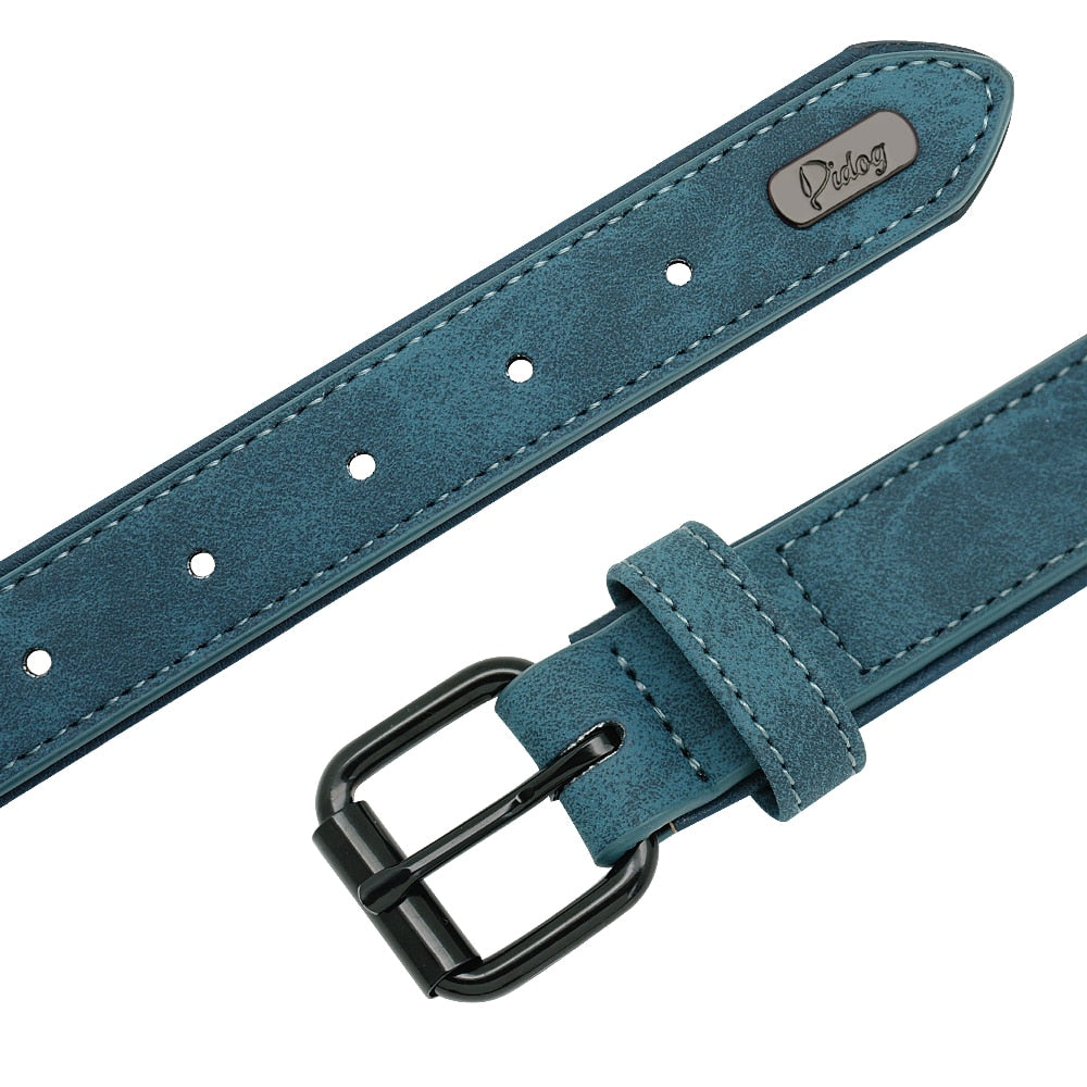 Leather Custom Personalized Pet Tag ID Name Collar/Leash