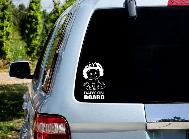 Baby Boy on Board Vinyl Sticker Car Decal
