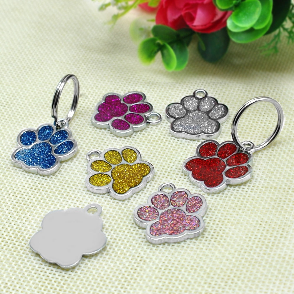 Paw Custom Dog Tag Pet Collar ID Name Tags