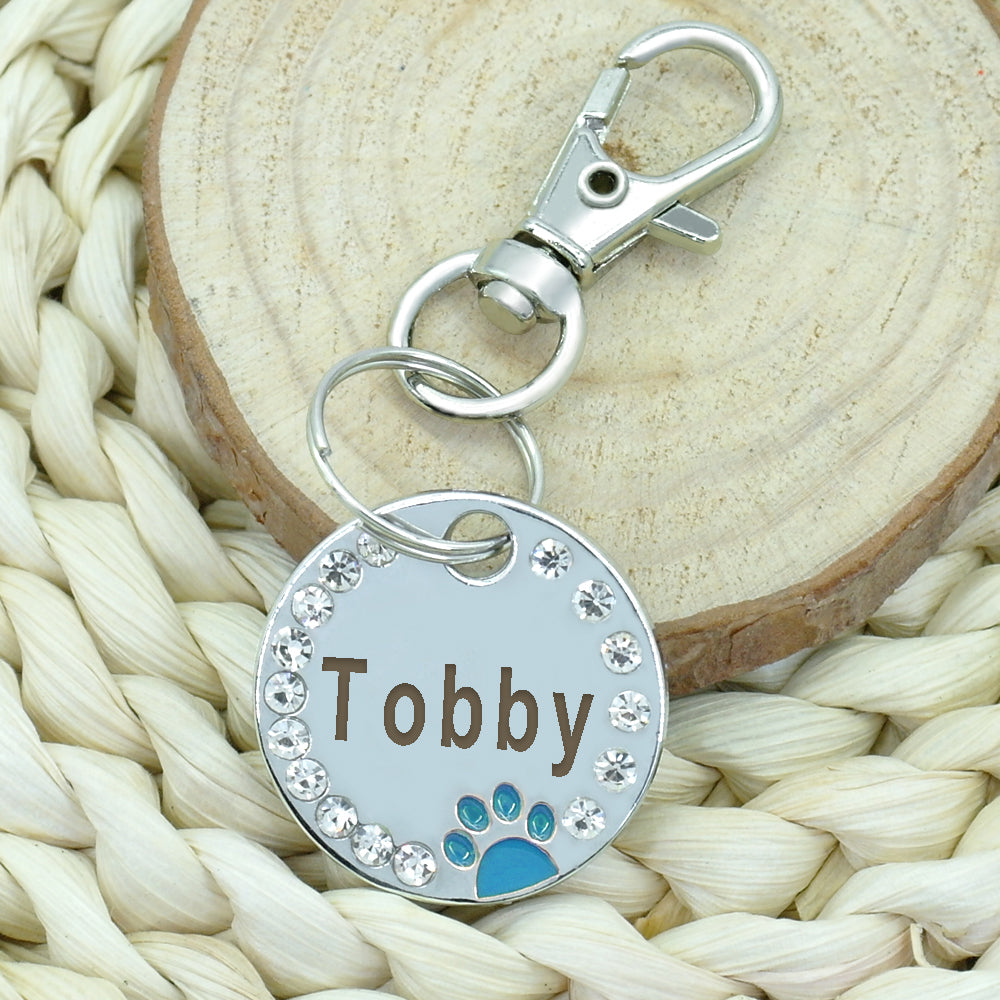 Paw Custom Dog Tag Pet Collar ID Name Tags