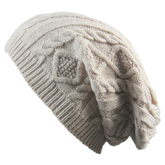 Womens Winter Knitted Warm Beanie Hat