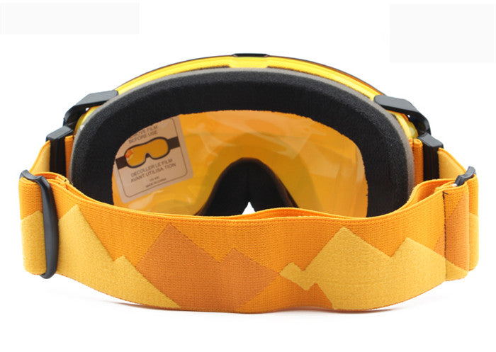 Ski Goggles UV400 Anti-Fog Lens Snowboard Sunglasses Wear Over Rx Glasses