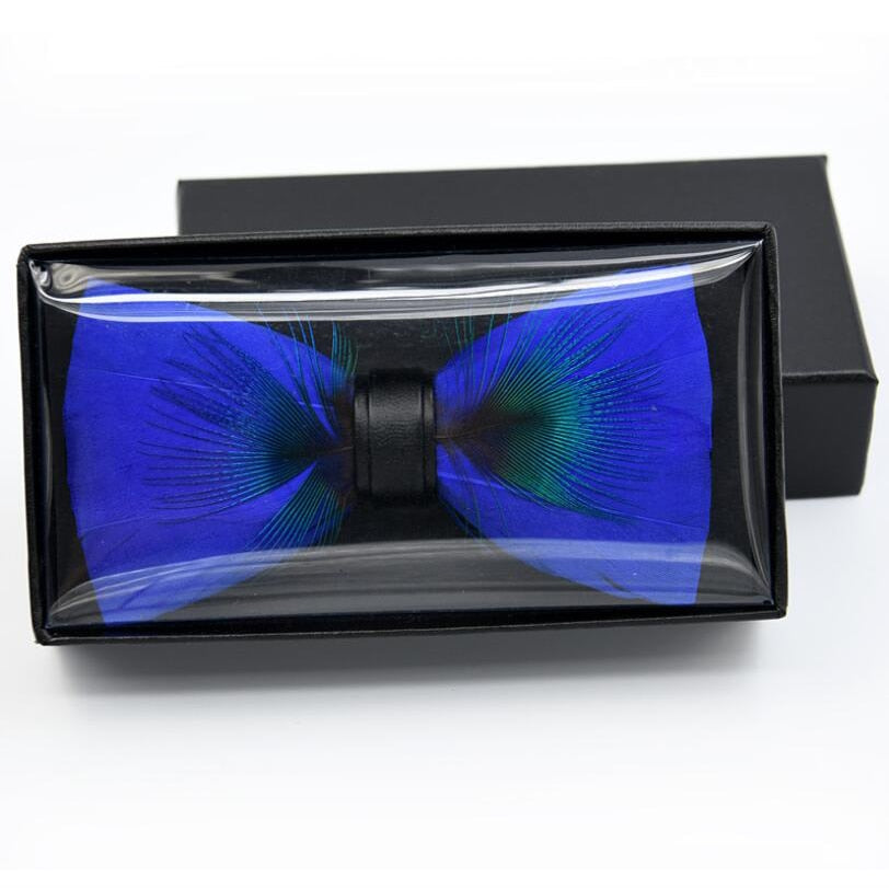 Feather Luxury Peacock Bowtie Gift