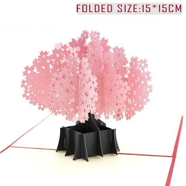 3D Pop Up Valentines Wedding Love Engagement Card