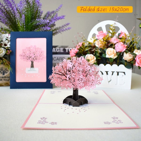 3D Pop Up Valentines Wedding Love Engagement Card