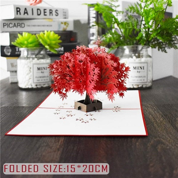 3D Pop Up Valentines Wedding Love Engagement Card