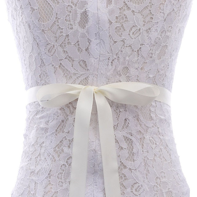 Crystal Flower Bridal Sash Pearls