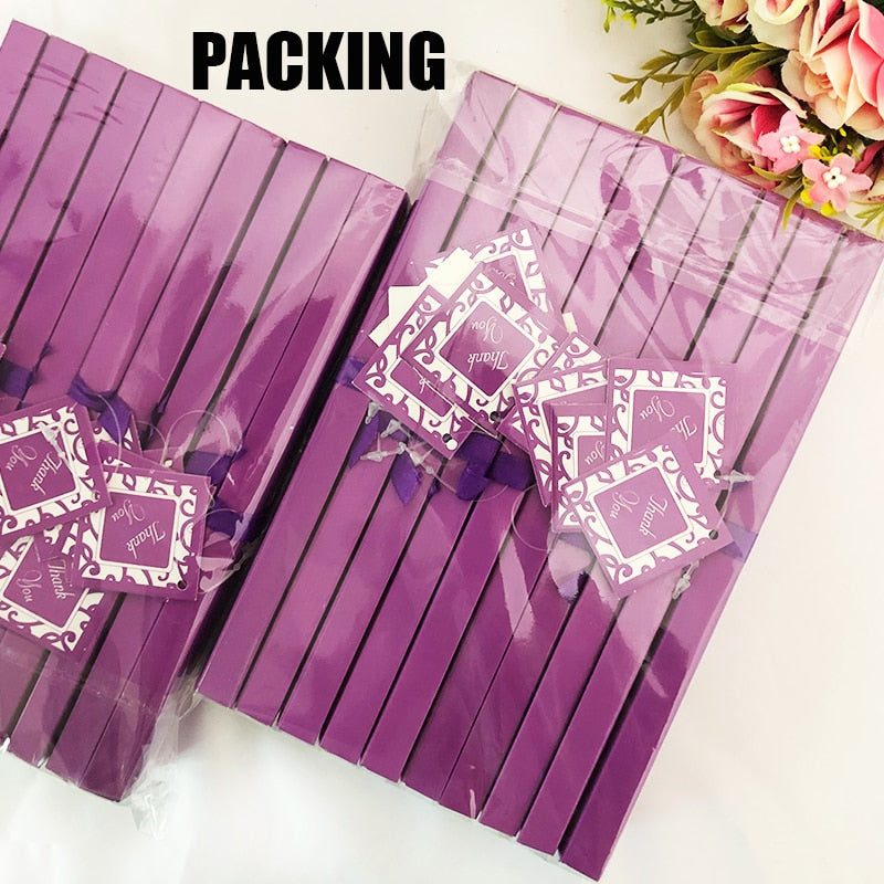 30pcs Personalized Folded Hand Silk Fans