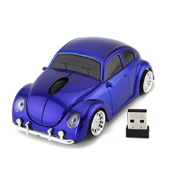 Wireless Beetle Car Computer Mouse
