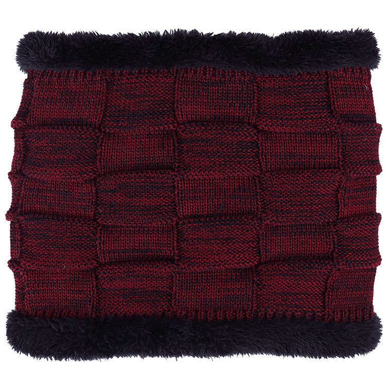 Mens Winter Beanie Hat Scarf Skullies Cap