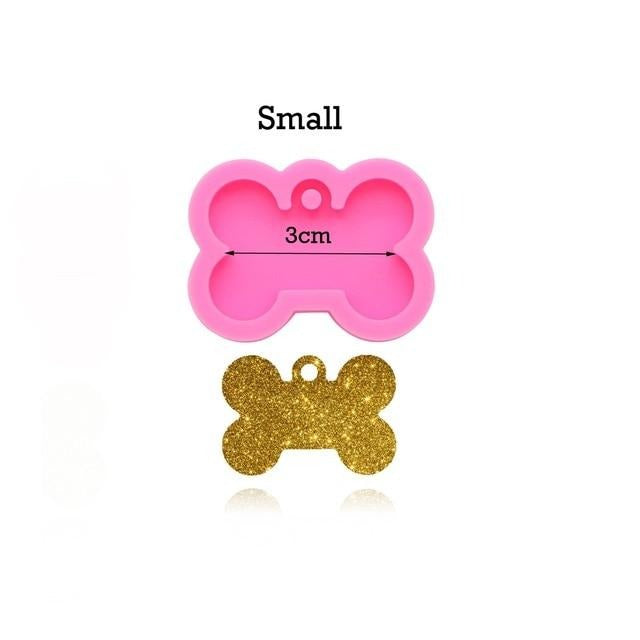 Dog Bone Shape Silicone Mold for Keychain
