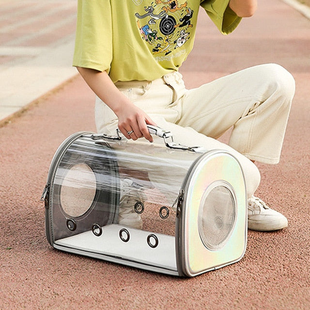 Pet Portable Carrier Bag Travel Clear Space Backpack