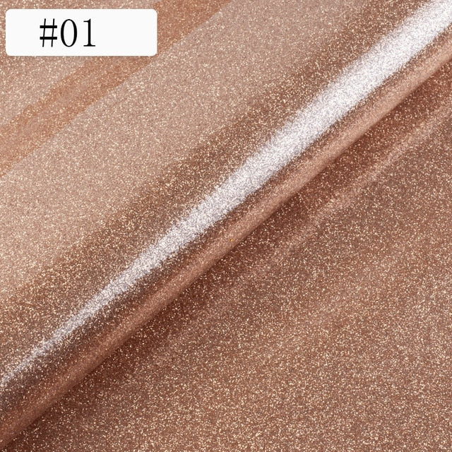 PVC Magic Color Giltter Faux Leather Fabric