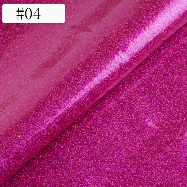 PVC Magic Color Giltter Faux Leather Fabric