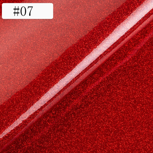 PVC Magic Color Giltter Faux Leather Fabric