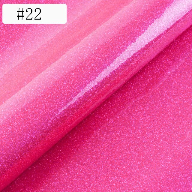 PVC Magic Color Giltter Faux Leather Fabric