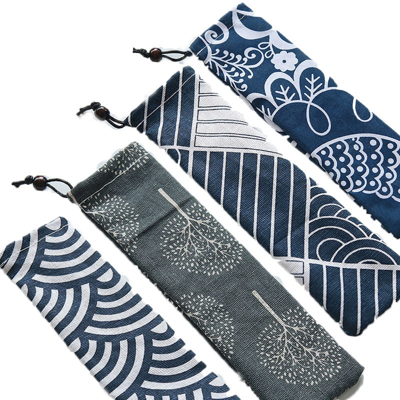 Portable Cutlery Bag Cloth Linen