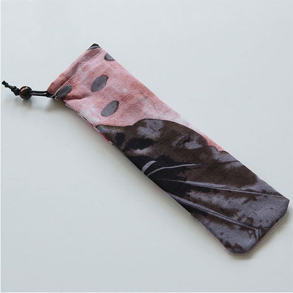 Portable Cutlery Bag Cloth Linen