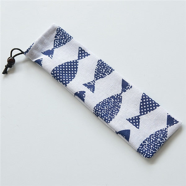 Portable Cutlery Bag Cloth Linen