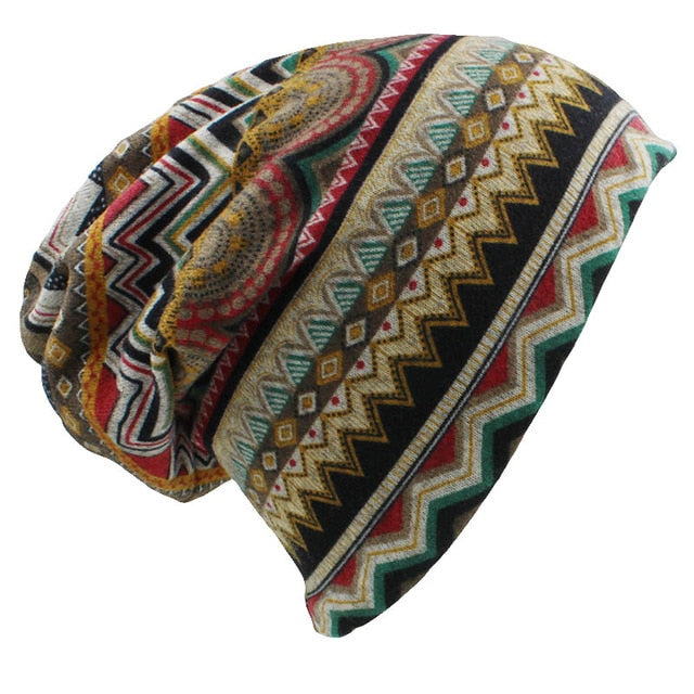 Fall Winter Hats Plaid Skullies Beanies