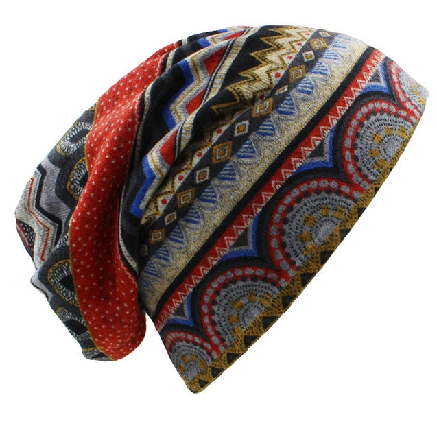 Fall Winter Hats Plaid Skullies Beanies