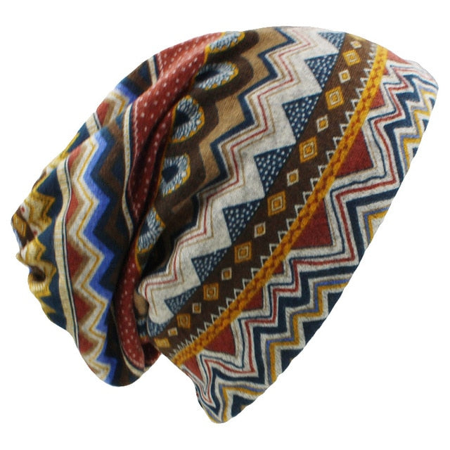 Fall Winter Hats Plaid Skullies Beanies