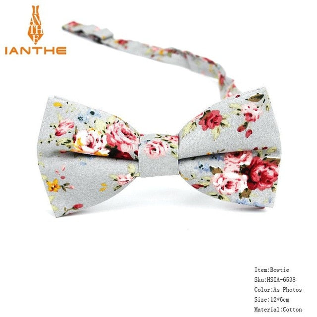 Bow Tie Men Tuxedo Cotton Designer Colorful Designs Party or Casual Neckwear