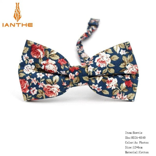 Bow Tie Men Tuxedo Cotton Designer Colorful Designs Party or Casual Neckwear