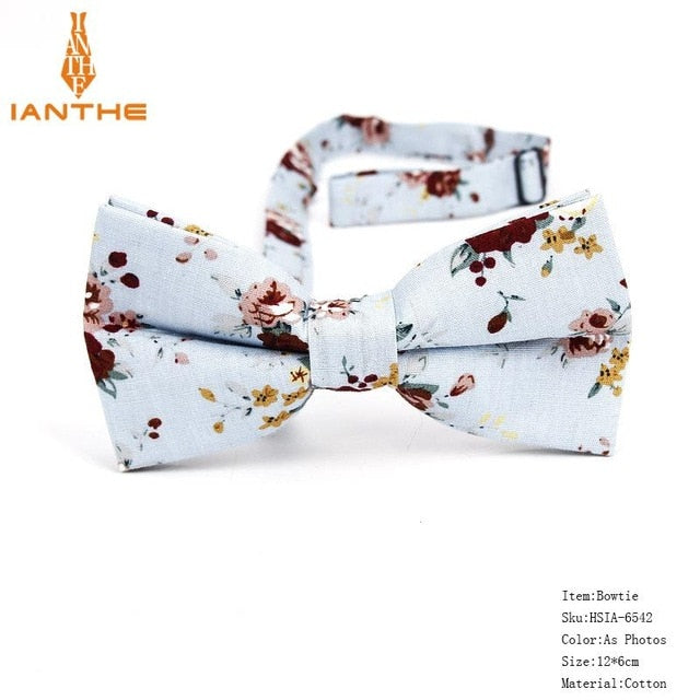 Bow Tie Men Tuxedo Cotton Designer Colorful Designs Party or Casual Neckwear