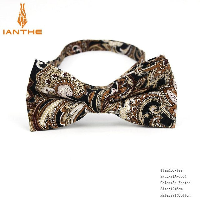Bow Tie Men Tuxedo Cotton Designer Colorful Designs Party or Casual Neckwear