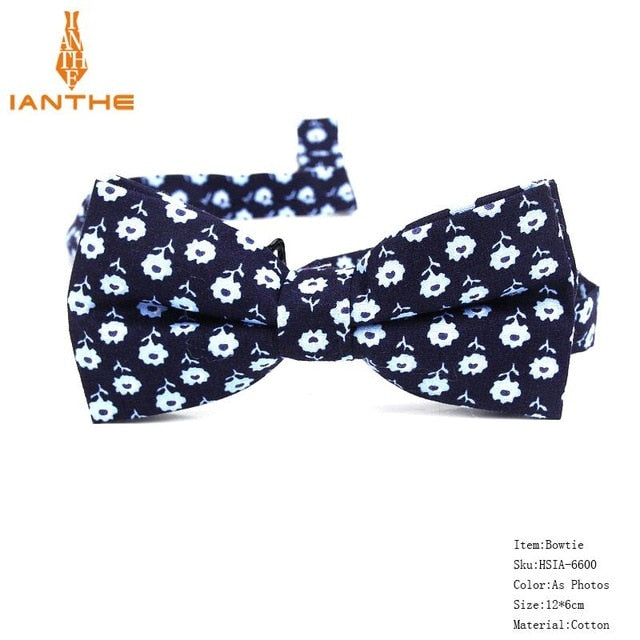 Bow Tie Men Tuxedo Cotton Designer Colorful Designs Party or Casual Neckwear